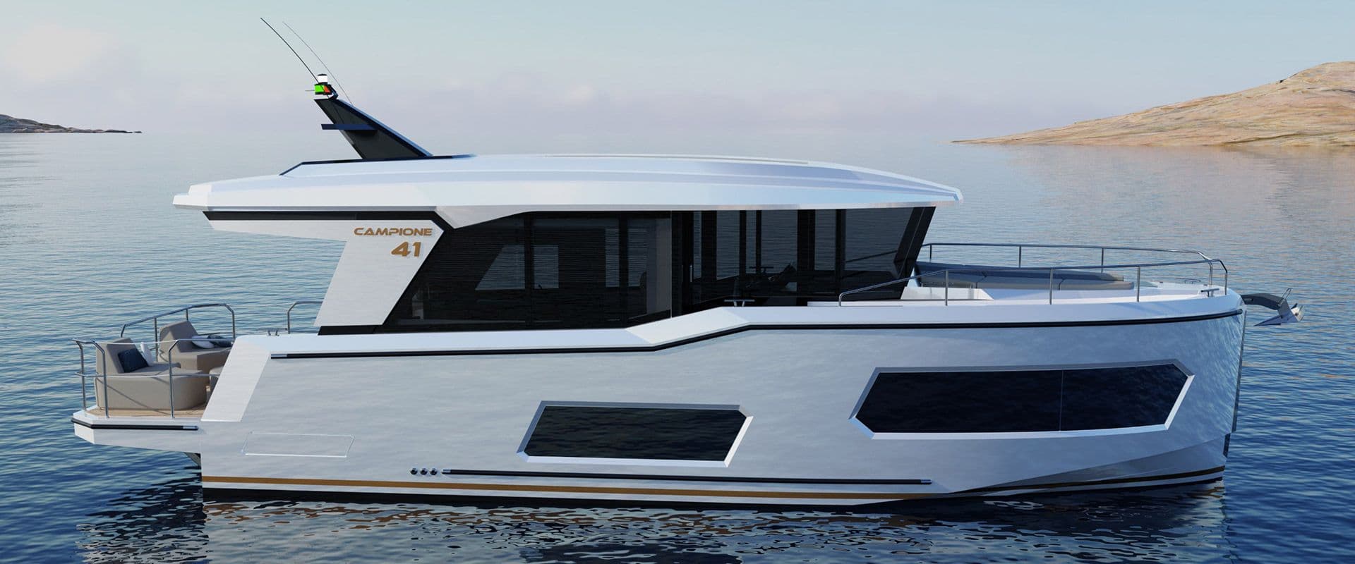 Campione 41 Coupe en navigation