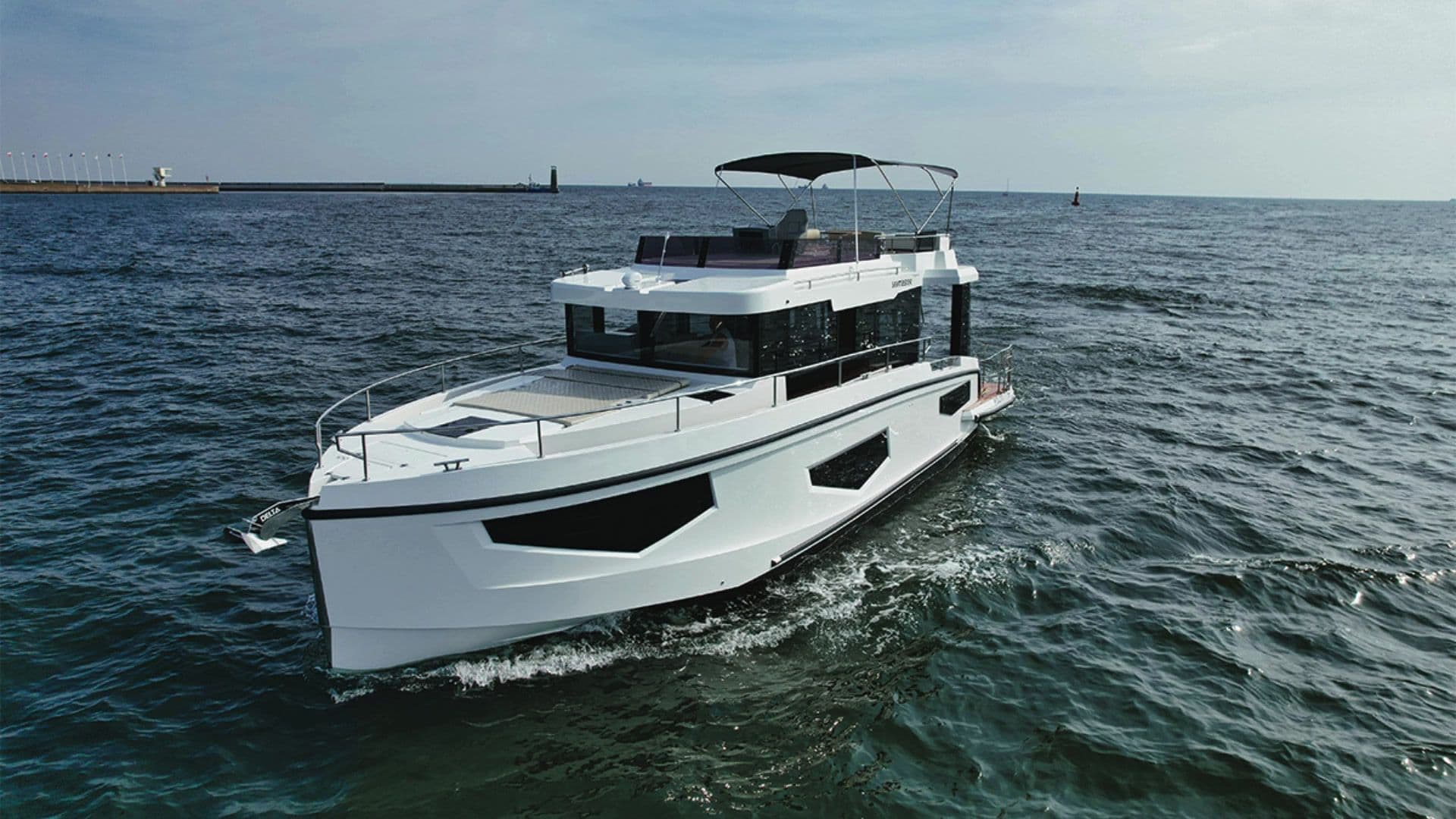 Cobra yacht at sea